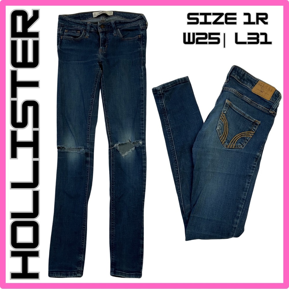 🌼4/$10🌼 HOLLISTER Skinny Jeans | Dark Denim | Size 1 Regular | W25 - L31